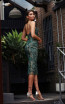 Jadore Australia JX3081 Emerald Nude Back Dress