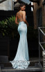 Jadore Australia JX3082 Baby Blue Back Dress