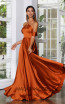 Jadore Australia JX4084 Rust Front Dress