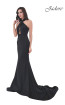 Jadore J11363 Black Front Dress