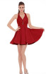 Jadore J6010 Red Front Dress