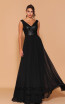 Jadore Les Demoiselle LD1037 Black Front Dress