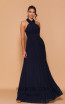 Jadore Les Demoiselle LD1078M Navy Front Dress