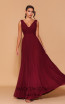 Jadore Les Demoiselle LD1105 Wine Front Dress