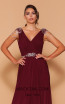 Jadore Les Demoiselle LD1106 Wine Front Dress
