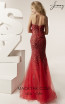 Jasz Couture 6216 Red Back Prom Dress