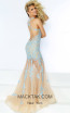 Jasz Couture 6401 Ice Blue Back Dress