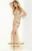 Jasz Couture 6411 Nude Multi Front Dress