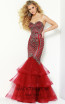 Jasz Couture 6429 Red Front Dress