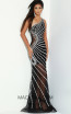 Jasz Couture 6444 Black Front Dress