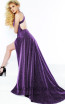 Jasz Couture 6451 Electric Purple Back Dress