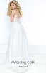 Jasz Couture 6454 Ivory Gold Back Dress