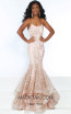 Jasz Couture 6457 Pink Gold Front Dress