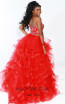 Jasz Couture 6460 Red Back Dress
