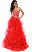Jasz Couture 6460 Red Front Dress