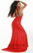 Jasz Couture 6464 Red Back Dress