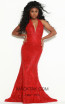 Jasz Couture 6464 Red Front Dress