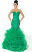 Jasz Couture 6471 Emerald Front Dress