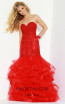 Jasz Couture 6471 Red Front Dress