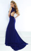 Jasz Couture 6474 Cobalt Back Dress