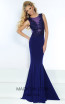 Jasz Couture 6474 Cobalt Front Dress