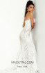 Jasz Couture 6478 Ivory Silver Back Dress