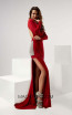 Jasz Couture 5901 Red Front Evening Dress