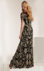 Jasz Couture 1402 Black Front Evening Dress