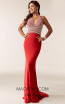 Jasz Couture 6299 Red Front Evening Dress
