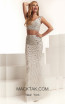 Jasz Couture 6312 White Front Evening Dress