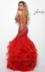 Jasz Couture 7000 Red Back Dress