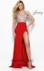 Jasz Couture 7006 Red Front Dress