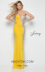 Jasz Couture 7007 Yellow Front Dress