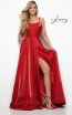 Jasz Couture 7015 Red Front Dress