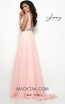 Jasz Couture 7020 Peach Back Dress