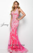Jasz Couture 7022 Hot Pink Front Dress