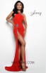 Jasz Couture 7026 Red Front Dress