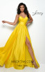 Jasz Couture 7028 Yellow Front Dress