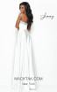 Jasz Couture 7030 White Back Dress