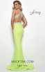 Jasz Couture 7032 Lime Back Dress