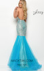 Jasz Couture 7050 Turquoise Back Dress
