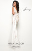 Jasz Couture 7053 Ivory Back Dress