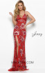 Jasz Couture 7058 Red Front Dress