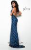 Jasz Couture 7060 Blue Teal Back Dress