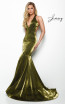 Jasz Couture 7061 Olive Front Dress