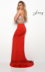 Jasz Couture 7063 Red Back Dress
