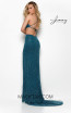 Jasz Couture 7068 Teal Back Dress
