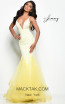 Jasz Couture 7069 Yellow Front Dress