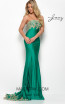 Jasz Couture 7071 Emerald Gold Front Dress