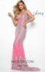 Jasz Couture 7073 Hot Pink Front Dress